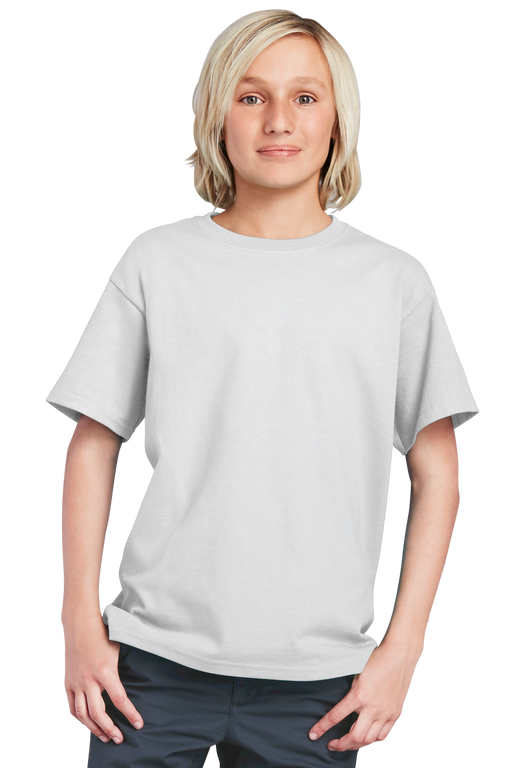 Gildan® Ultra Cotton® Youth T-Shirt - Ash,LG