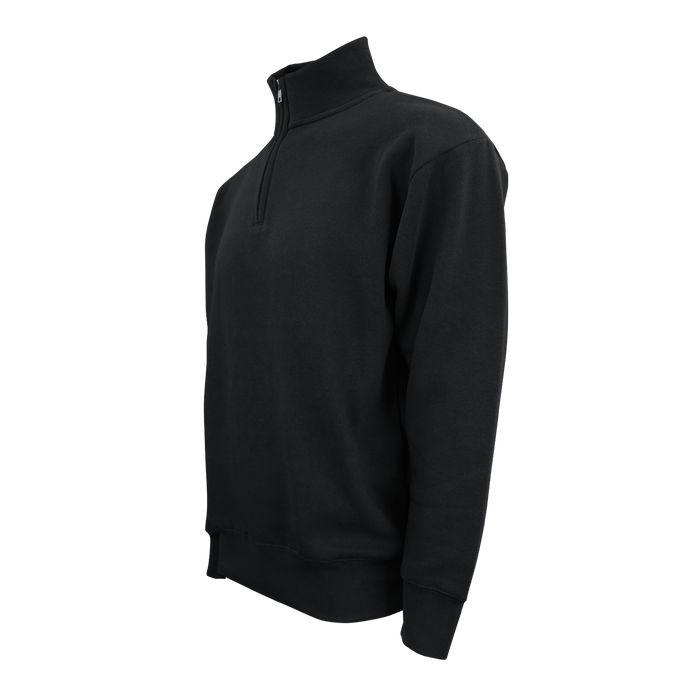 Ultra Soft Fleece 1/4 Zip - Black,LG