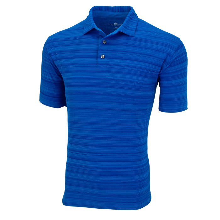 Vansport Strata Textured Polo - Electric Blue,XLG