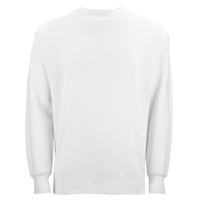 Ultra Soft Fleece Crewneck - White,LG