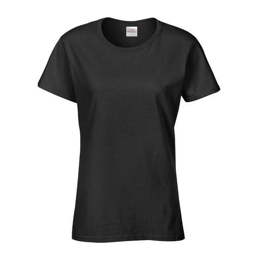 Gildan® Heavy Cotton™ Missy Fit T-Shirt - Black,LG