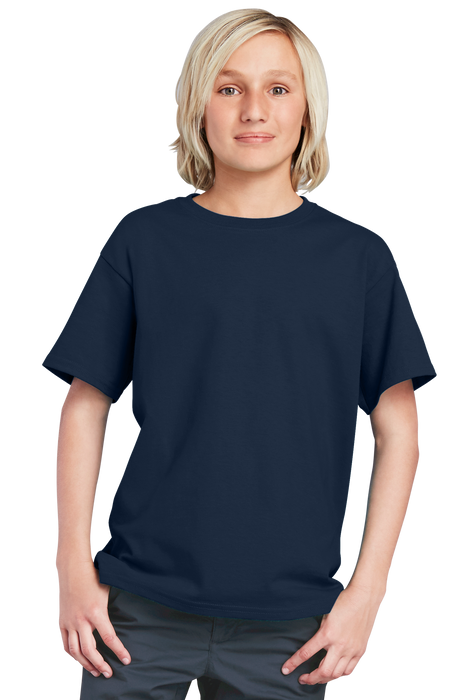 Gildan® Ultra Cotton® Youth T-Shirt - Navy,XSM