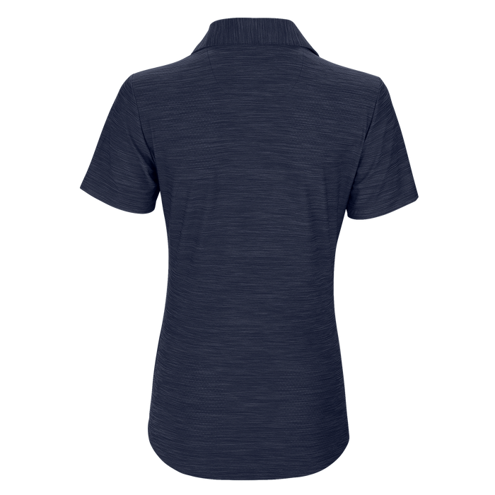 Women's Greg Norman Play Dry® Heather Solid Polo - Navy Heather,3XLG