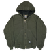 Berne Heartland Washed Duck Hooded Jacket - Moss,5XLG