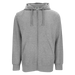 Ultra Soft Full Zip Fleece - Grey Heather,XSM