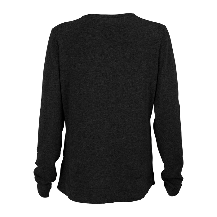Women's Clubhouse V-Neck Sweater - Black,LG