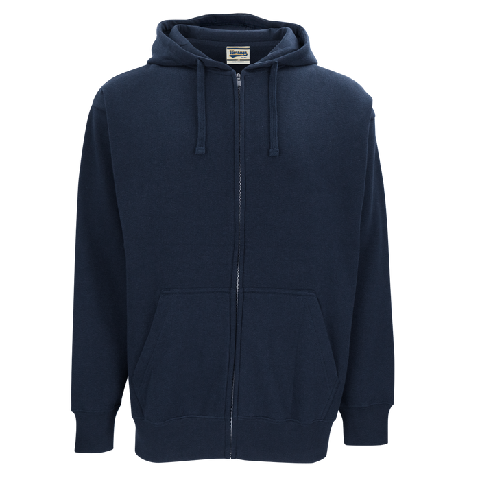 Ultra Soft Full Zip Fleece - Navy,SM