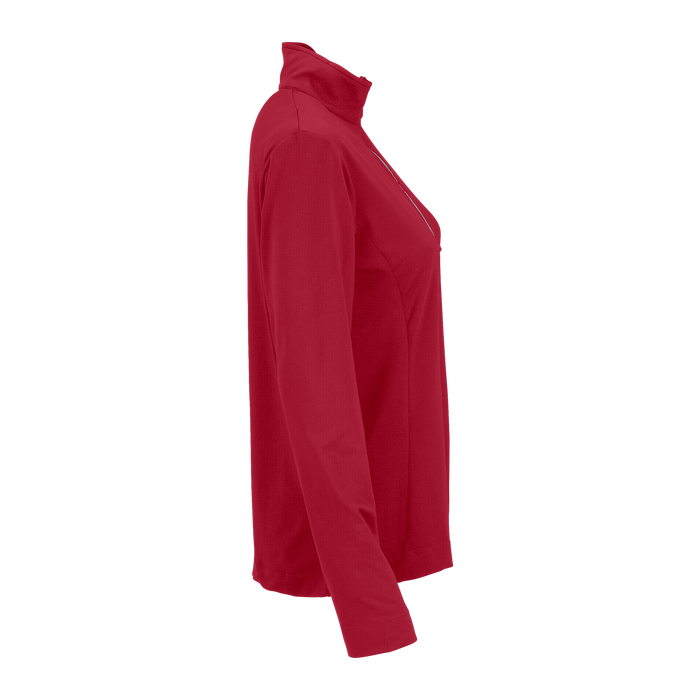Women's Play Dry® 1/4-Zip Active Pullover - Cardinal,LG