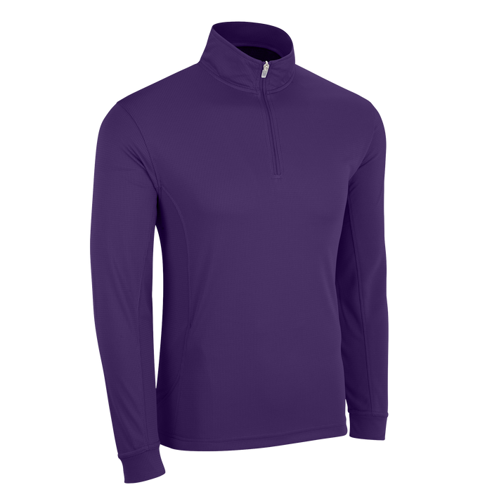 Vansport Mesh 1/4-Zip Tech Pullover - Purple,LG
