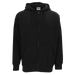 Ultra Soft Full Zip Fleece - Black,LG