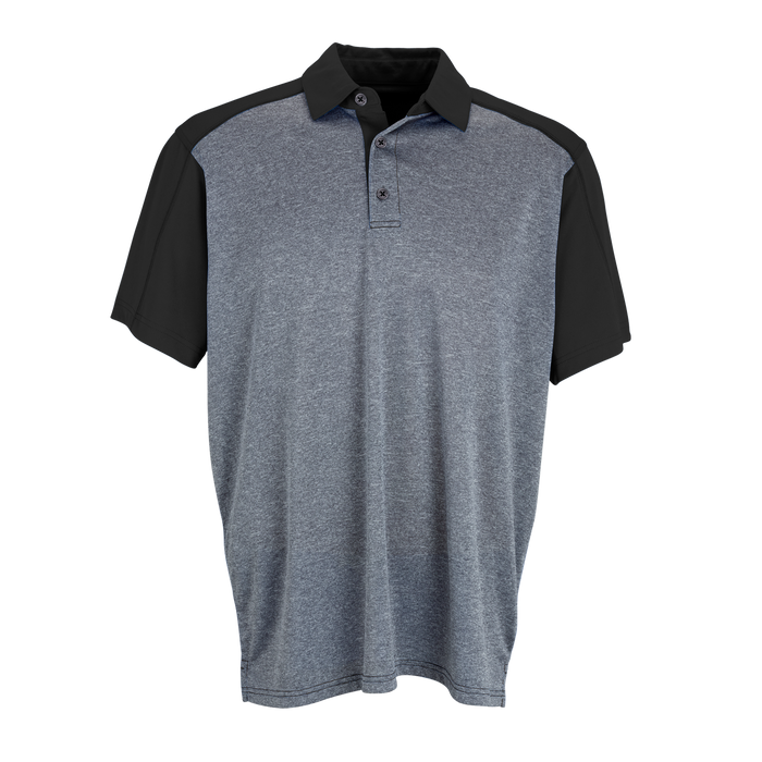 Vansport Two-Tone Polo - Black/Charcoal,MD