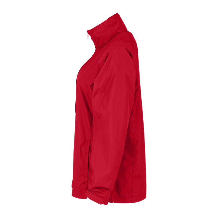 Women's Full-Zip Lightweight Hooded Jacket - Sport Red,LG