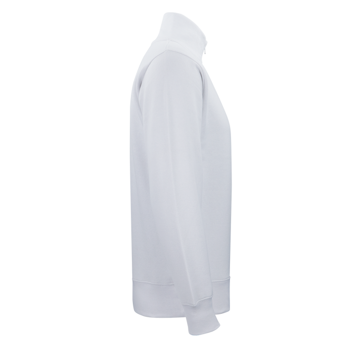 Ultra Soft Fleece 1/4 Zip - White,LG