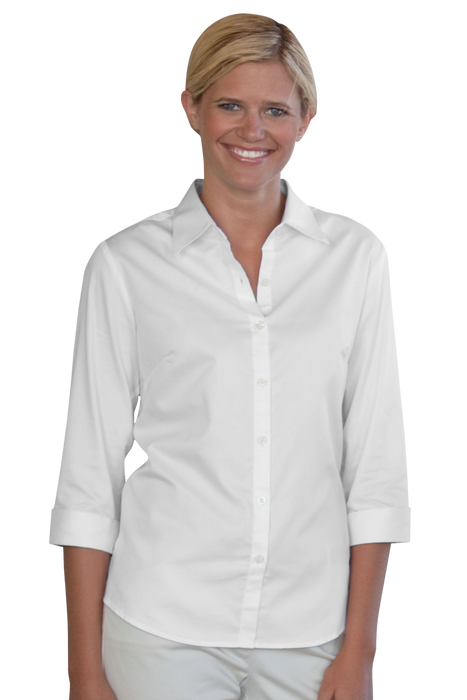Women's Easy-Care Solid Textured Shirt
