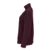 Women's 1/4-Zip Flat Back Rib Pullover - Deep Maroon,XLG