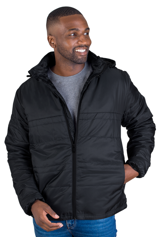 K2 Quilted Puffer Jacket - Black Onyx,LG