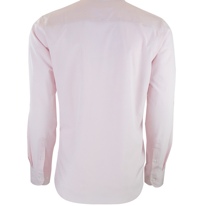 Vansport Sandhill Dress Shirt - Pink/White,LG