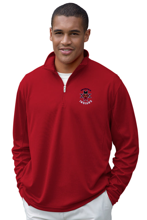 MiLB Indianapolis Indians Vansport 1/4-Zip Tech Pullover - Sports Red,SM