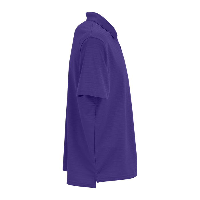 Vansport Textured Stripe Polo - Purple,LG