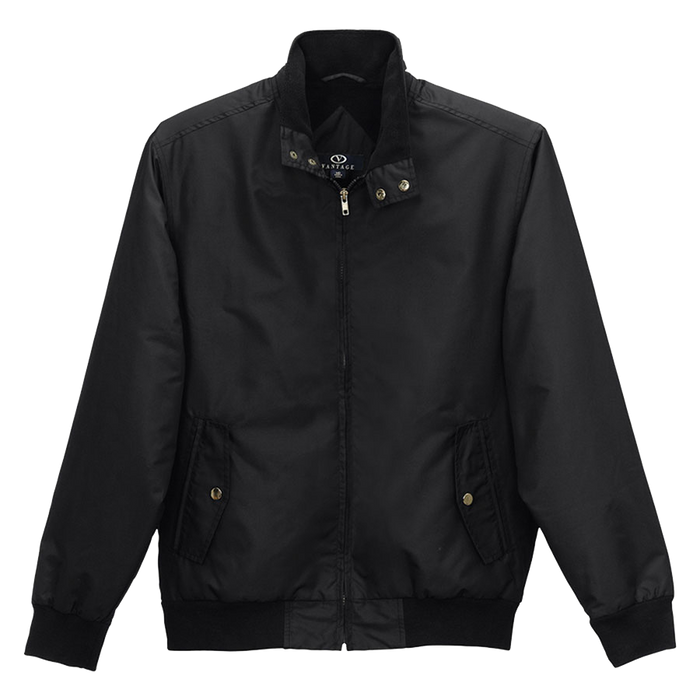 Executive Fleece-Lined Barracuda Jacket - Black,LG