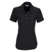 Women's Greg Norman Play Dry® Heather Solid Polo - Black/Heather,XLG