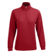Women's Vansport Mesh 1/4-Zip Tech Pullover - Sport Red,XSM