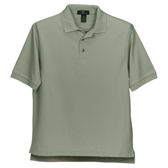 Vansport Ottoman Knit Polo - Guava Green,XLG