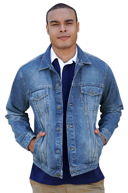 Roadie Denim Jacket - Denim,LG