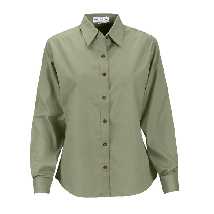 Women's Velocity Repel & Release Twill Shirt - Light Olive,XLG