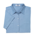 Women's Textured Check Short Sleeve Shirt - Tidal Blue,LG