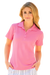 Women’s Play Dry® Performance Mesh Polo - Rose,XLG