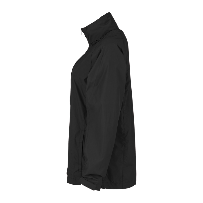Women's Full-Zip Lightweight Hooded Jacket - Black,LG