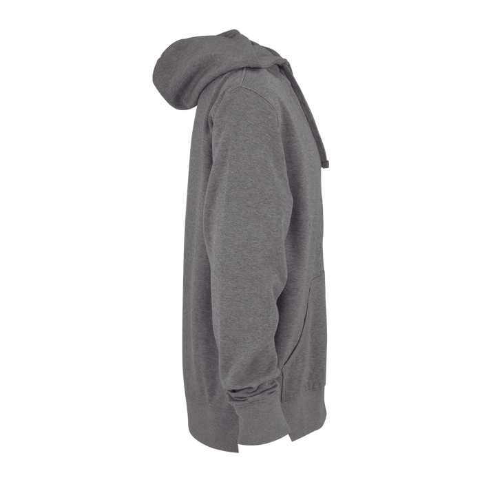 Premium Lightweight Fleece Full-Zip Hoodie - Dark Steel,3XLG
