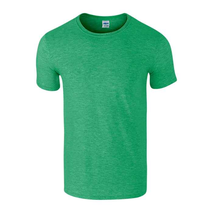 Gildan® Softstyle® Adult T-Shirt - Heather Irish Green,LG