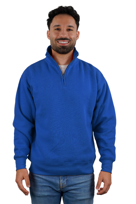 Ultra Soft Fleece 1/4 Zip - Royal,LG
