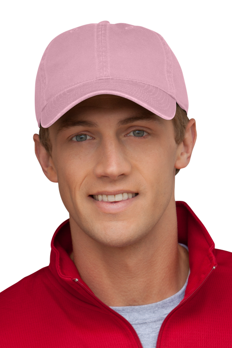 Clutch Bio-Washed Unconstructed Twill Cap - Pink,QTY