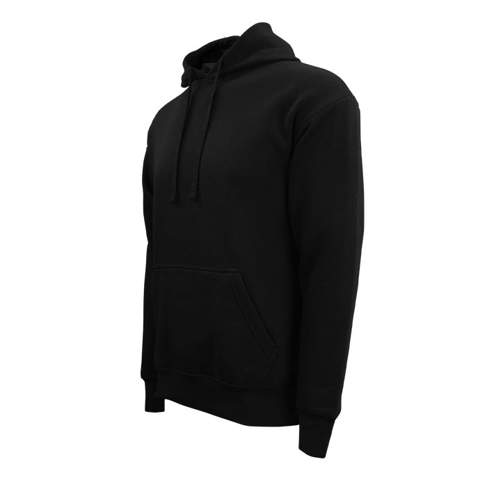 Ultra Soft Fleece Hoodie - Black,LG