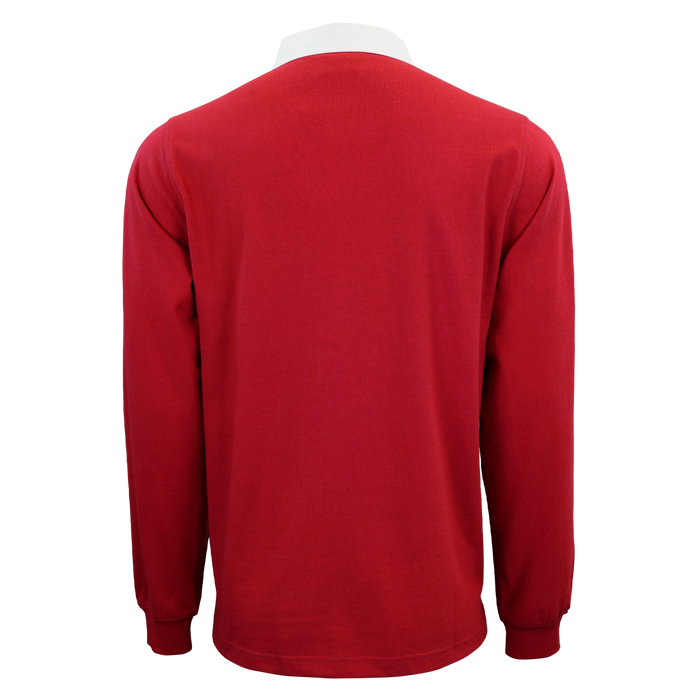 Rugby Polo - Sport Red,XSM