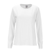 Women's Long Sleeve Scoop Neck T-Shirt - White,LG