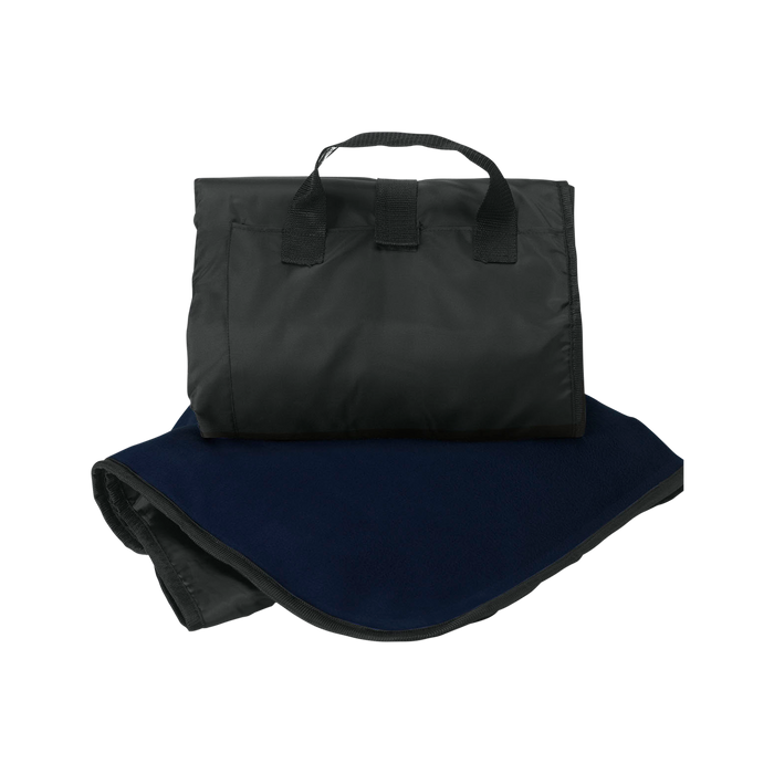 Packable Vantek™ Fleece Blanket - Navy,QTY