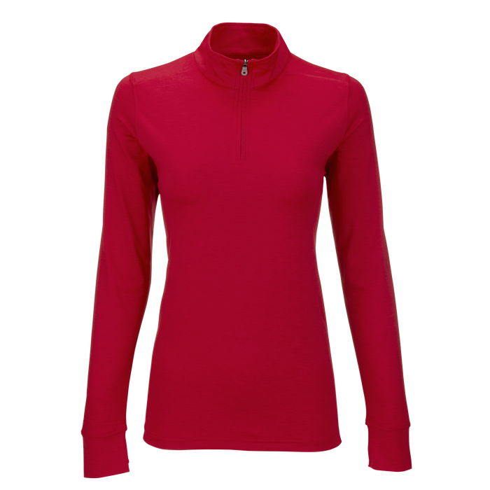 Women's Vansport Zen Pullover - Sport Red,SM