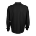 Vansport Omega Long Sleeve Solid Mesh Tech Polo - Black,LG