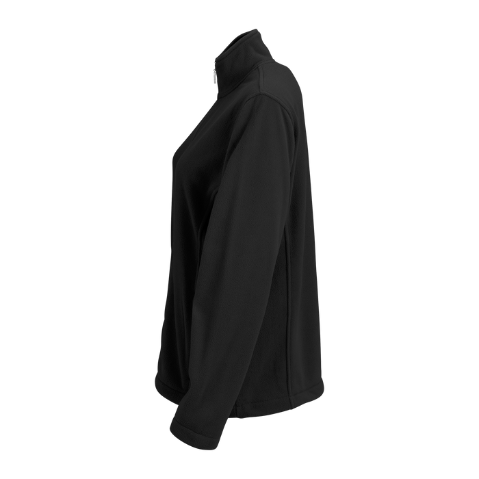 Women’s Vantek™ Microfiber Full-Zip Jacket - Black,LG