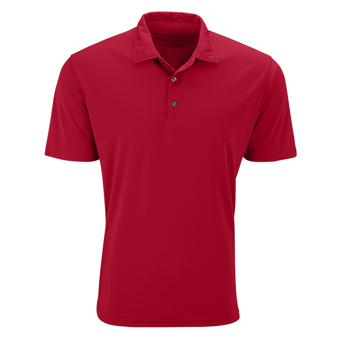 Vansport Micro-Waffle Mesh Polo - Sport Red,3XLG