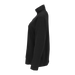Women's 1/4-Zip Flat Back Rib Pullover - Black,LG