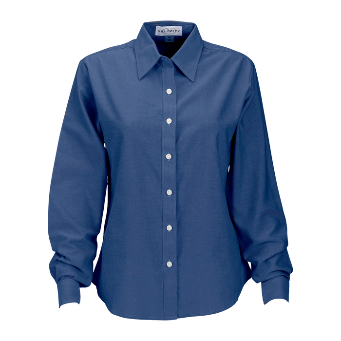 Women's Velocity Repel & Release Oxford Shirt - French Blue,LG