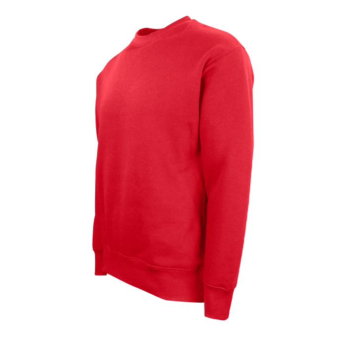 Ultra Soft Fleece Crewneck - Red,2XLG