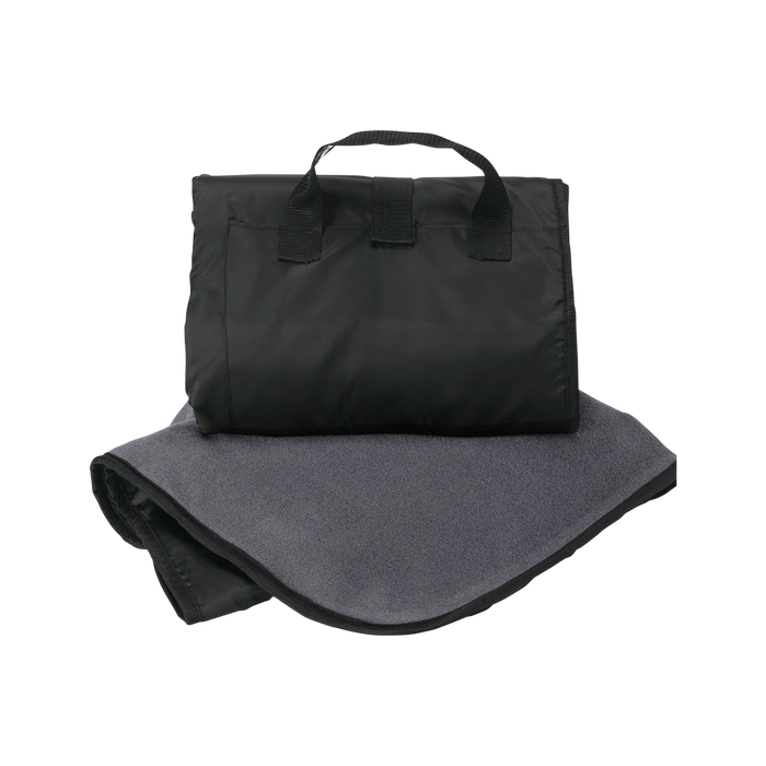 Packable Vantek™ Fleece Blanket - Grey,QTY