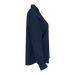 Women's Blended Poplin Shirt - Navy,XSM