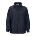 Women's Full-Zip Lightweight Hooded Jacket - Navy,XLG